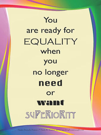 Equality-Superiority Poster