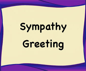 Sympathy Greeting Card