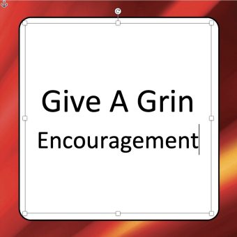 Give A Grin Of Encouragement Cards