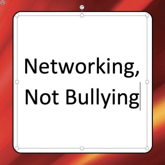 Networking, Not Bullying